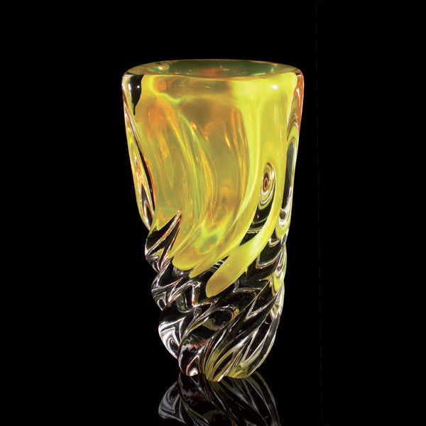 "Battlò" Murano Glass Vase