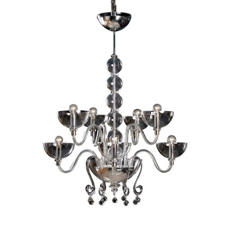 Wave Murano Glass Bali Chandelier - an elegant handcrafted Murano glass chandelier, showcasing intricate designs and vibrant colors to illuminate your space with style and sophistication