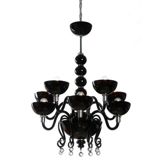 Wave Murano Glass Bali Chandelier - an elegant handcrafted Murano glass chandelier, showcasing intricate designs and vibrant colors to illuminate your space with style and sophistication
