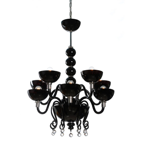 Wave Murano Glass Bali Chandelier - an elegant handcrafted Murano glass chandelier, showcasing intricate designs and vibrant colors to illuminate your space with style and sophistication