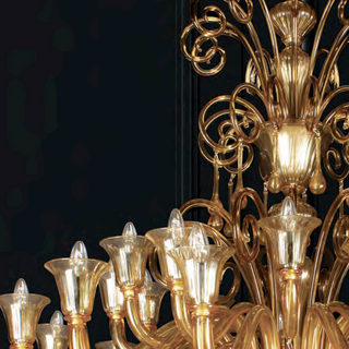 Wave Murano Glass Barcellona Chandelier - an elegant handcrafted Murano glass chandelier, showcasing intricate designs and vibrant colors to illuminate your space with style and sophistication
