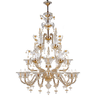 Wave Murano Glass Bellini Chandelier - an elegant handcrafted Murano glass chandelier, showcasing intricate designs and vibrant colors to illuminate your space with style and sophistication