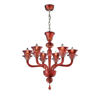 Wave Murano Glass Berlino Chandelier - an elegant handcrafted Murano glass chandelier, showcasing intricate designs and vibrant colors to illuminate your space with style and sophistication