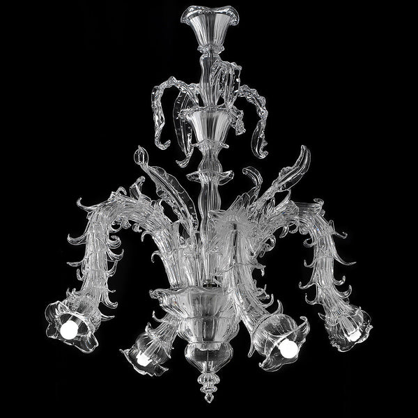 Wave Murano Glass Capri Chandelier - an elegant handcrafted Murano glass chandelier, showcasing intricate designs and vibrant colors to illuminate your space with style and sophistication