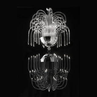 Wave Murano Glass Fontana Chandelier - an elegant handcrafted Murano glass chandelier, showcasing intricate designs and vibrant colors to illuminate your space with style and sophistication