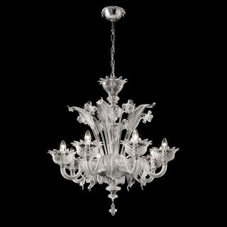 Wave Murano Glass Liszt Chandelier - an elegant handcrafted Murano glass chandelier, showcasing intricate designs and vibrant colors to illuminate your space with style and sophistication