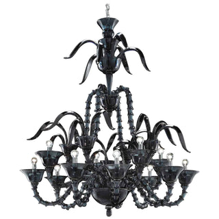 Wave Murano Glass New York Chandelier - an elegant handcrafted Murano glass chandelier, showcasing intricate designs and vibrant colors to illuminate your space with style and sophistication