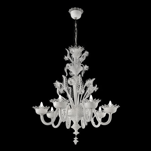 Wave Murano Glass Schuman Chandelier - an elegant handcrafted Murano glass chandelier, showcasing intricate designs and vibrant colors to illuminate your space with style and sophistication