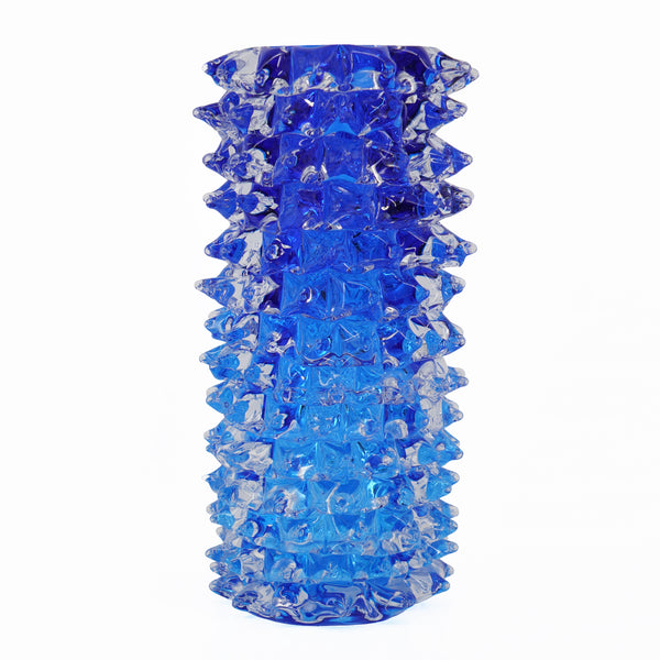 "Spike" Cylinder Murano Glass Vase