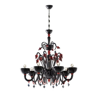 Wave Murano Glass Transilvania Chandelier - an elegant handcrafted Murano glass chandelier, showcasing intricate designs and vibrant colors to illuminate your space with style and sophistication